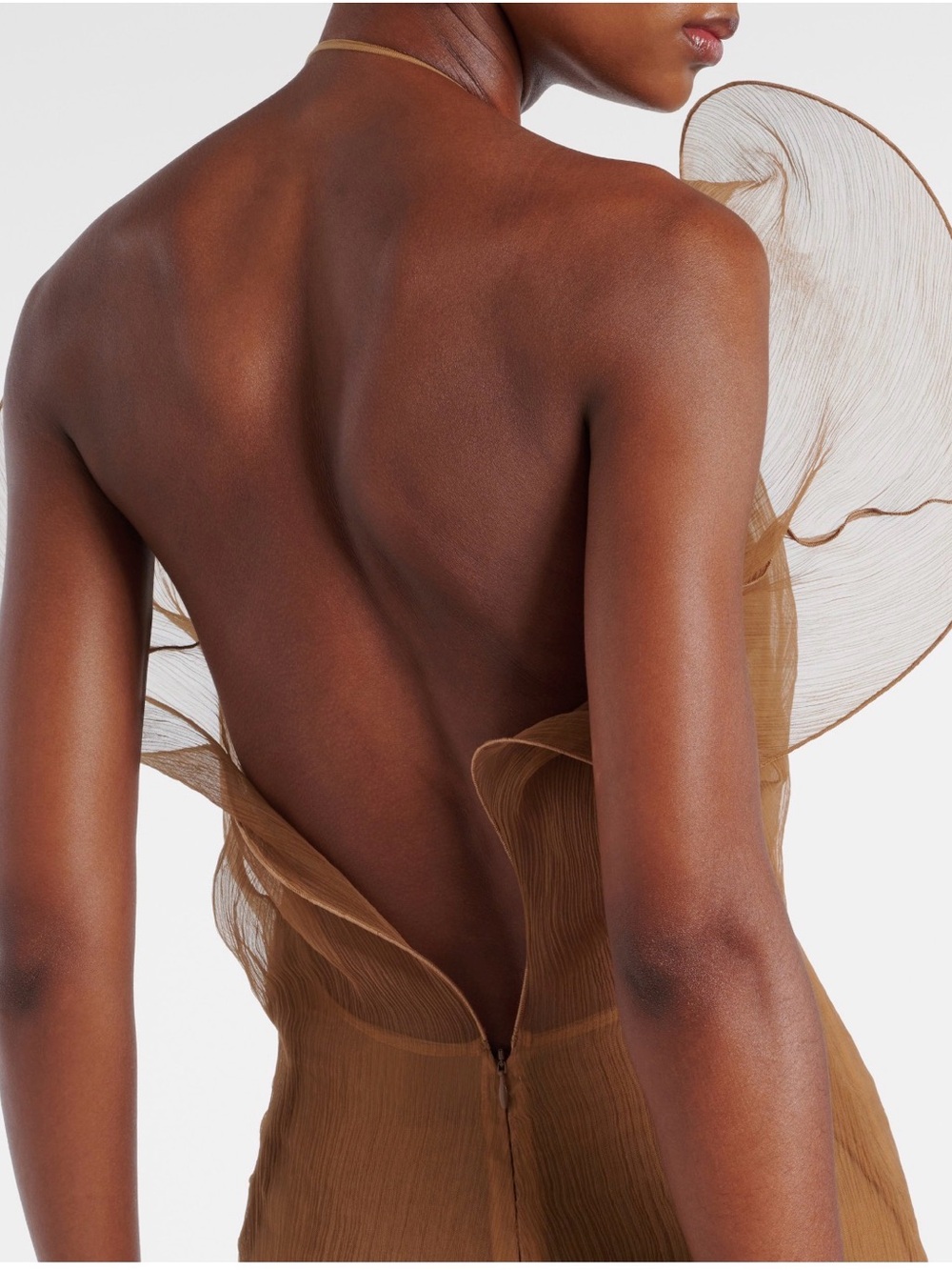 Magda Butrym Sheer Silk Organza Gown - Picture 6 of 6